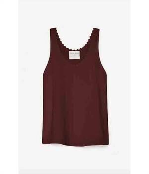 NEW FORTE FORTE women's embroidered linen top in fondant